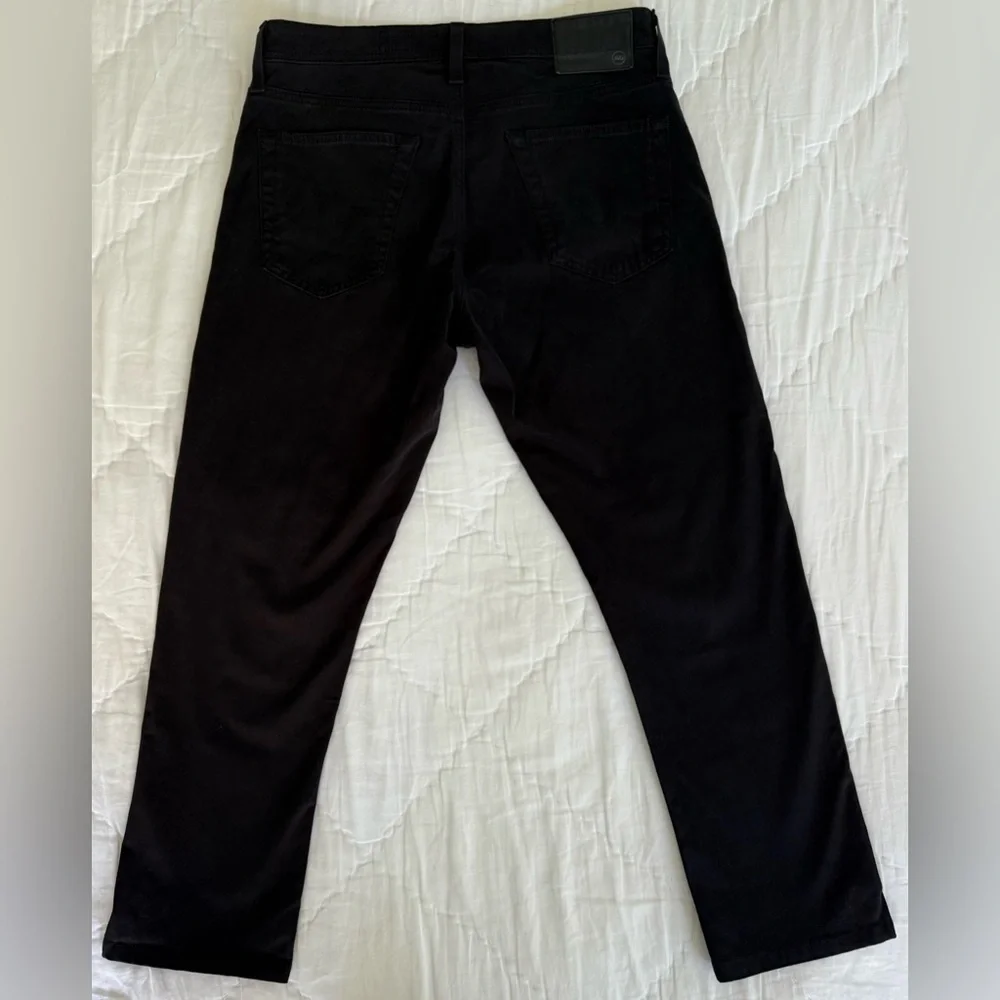 AG Adriano Goldschmied The Ives Pants 30x32 Modern Athletic Black Stretch Denim